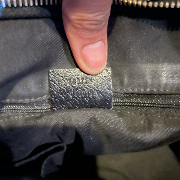 Authentic Black GG Canvas/Leather Abbey Medium - Picture 13 of 13